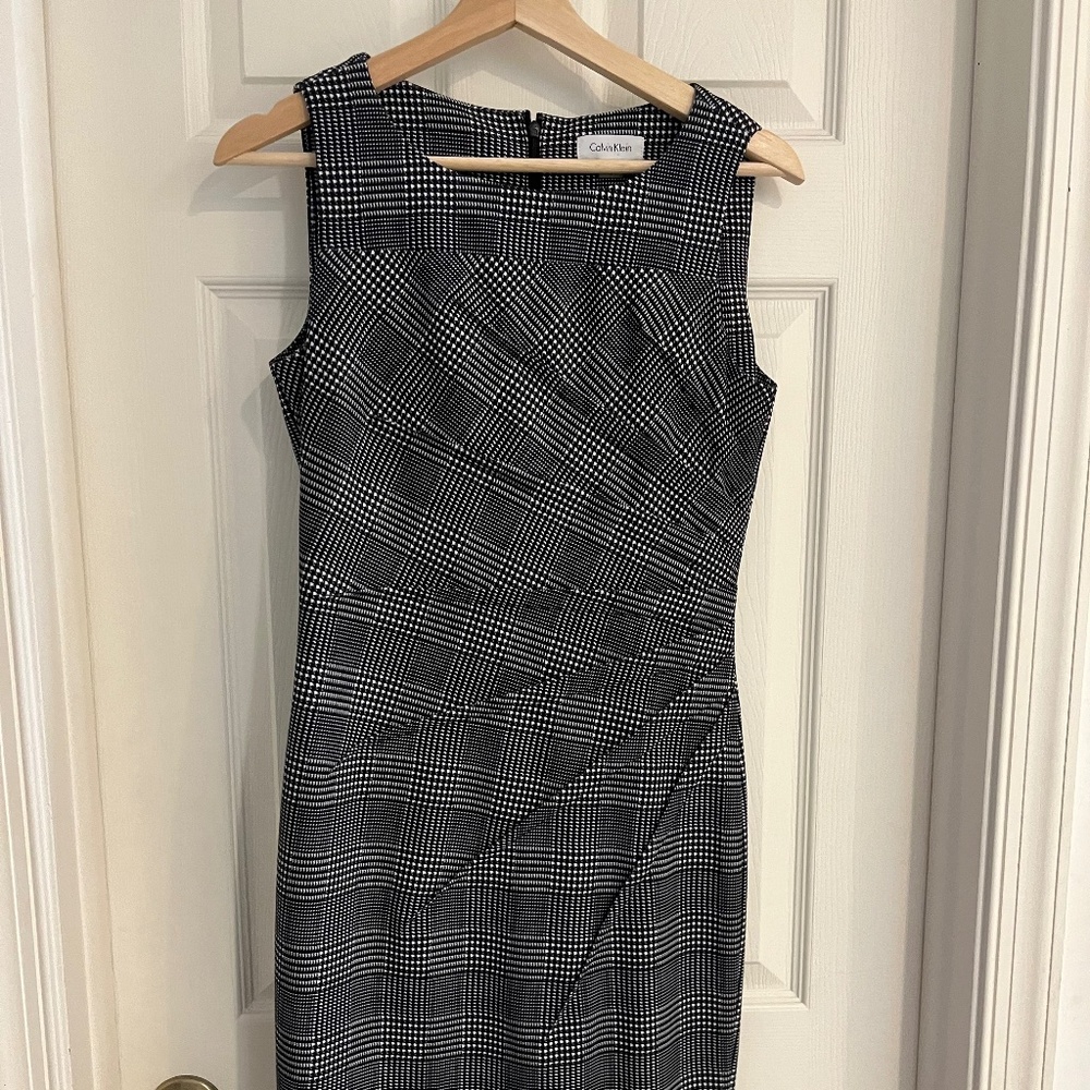 Black and white Calvin Klein Dress